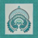 Double Bed Size Pure Cotton Jaipuri Bedsheet (Green)