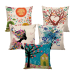 Digital Printed Cushion Cover (Pack of 5)