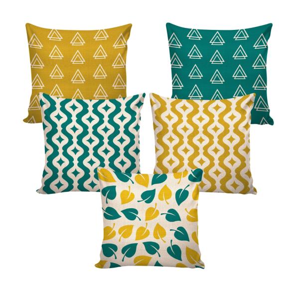 Digital Printed Cushion Cover (Pack of 5)