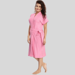 Free Size Bathrobe For Women (Pink)