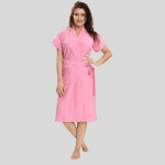 Free Size Bathrobe For Women (Pink)