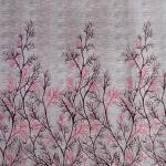 Polyester Semi Transparent Door Curtain (Pack of 2, Maroon)