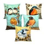 Digital Printed Velvet Cushion Cover (Pack of 5)