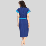 Free Size Bathrobe For Women (Navy Blue)
